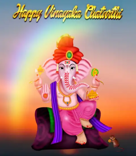 Blur Ganpati Bappa Chaturthi Editing Background HD