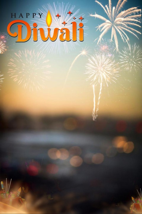 Blur Happy Diwali CB PicsArt Photo Editing Background