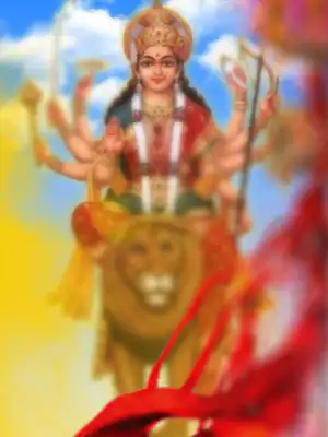 Blur Happy Navratri Background HD For CB Editing