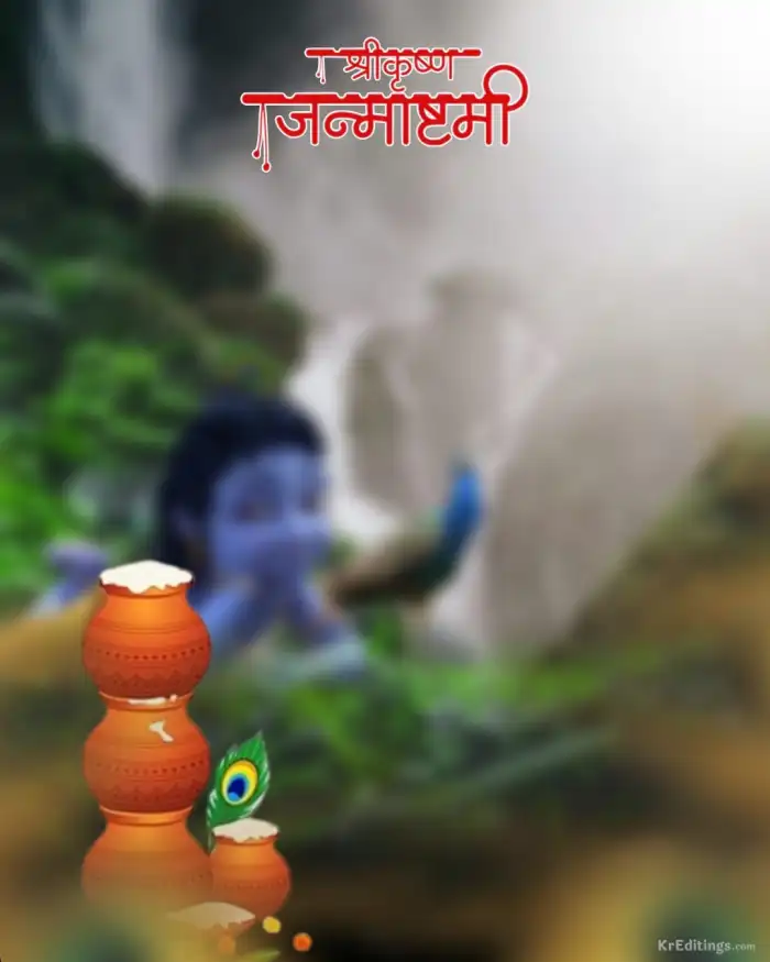 Blur Krishna Janmashtami Editing Background For Picsart  CB