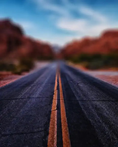 Blur Long Road Picsart Background HD Download