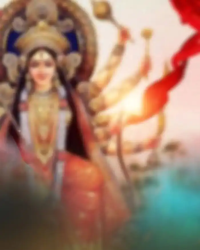 Blur Maa Durga Navratri Editing Background