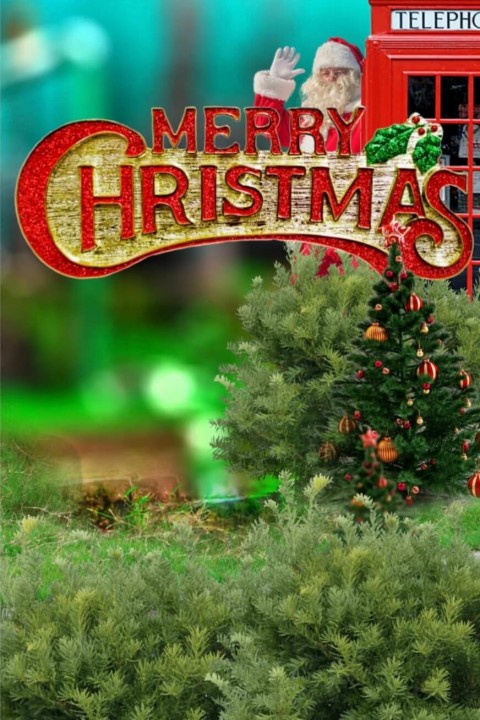 Blur Merry Christmas Day CB PicsArt Background HD