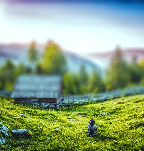 Blur Village Photoshop HD Background For CB PicsArt Photo Editing