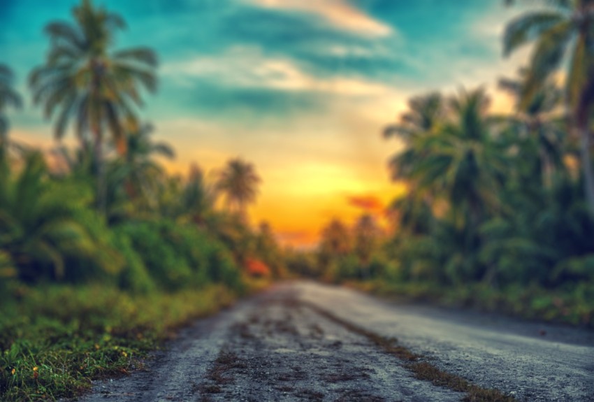 Blur Village Road  Picsart Editing Background Full HD