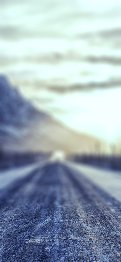 Blur Winter Road Picsart Editing Background Full HD