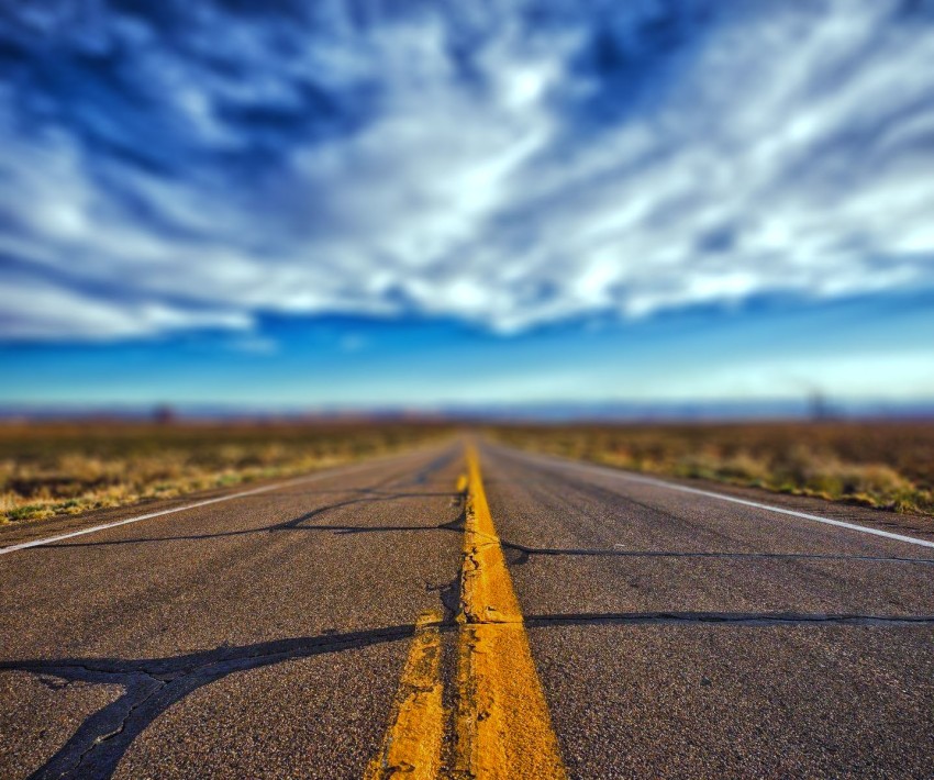 Blurred Highway Road CB Picsart Background HD