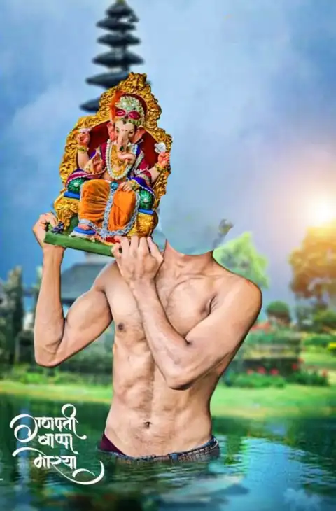 Body Without Head  Ganesh Chaturthi Editing Background