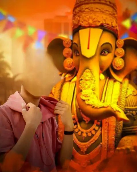 Body Without Head  Ganesh Chaturthi Photo Editing Background