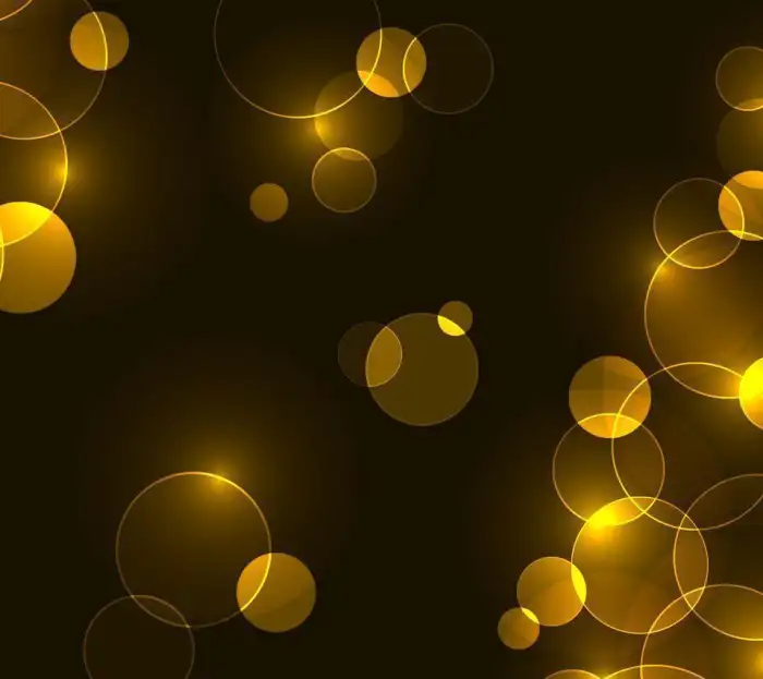 Bokeh Black Yellow Background HD Download Free