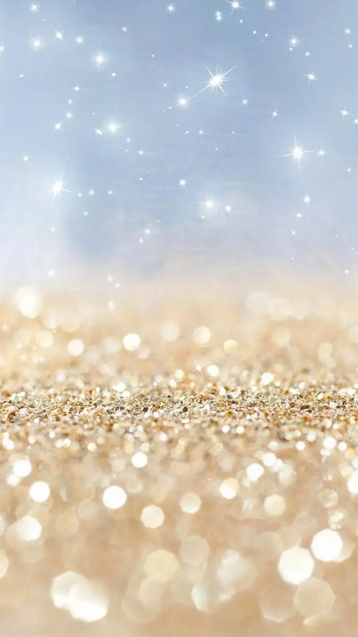 Bokeh Blur Gold Glitter Mobile Phone iPhone Background