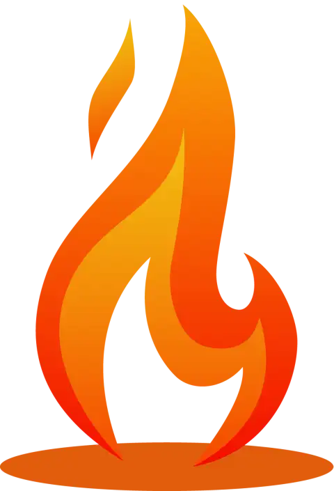 Bonfire Colorful Icon Clipart Fire PNG