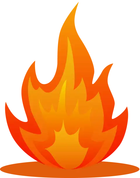 Bonfire Colorful Icon Clipart Fire PNG