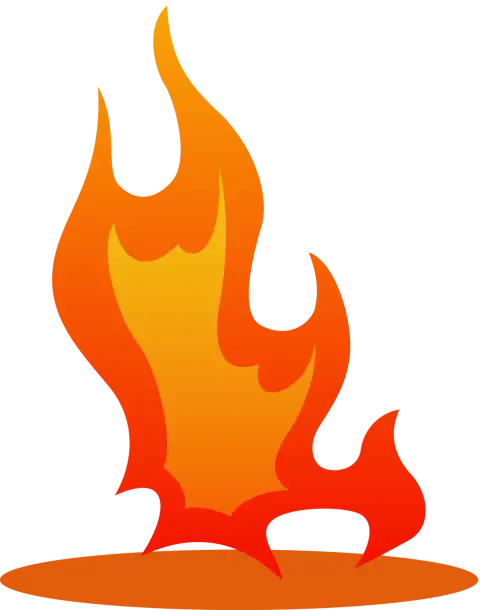 Bonfire Colorful Icon Clipart Fire PNG  Background