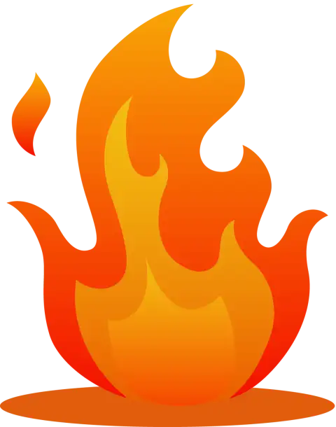 Bonfire Colorful Icon Clipart Fire PNG  Images