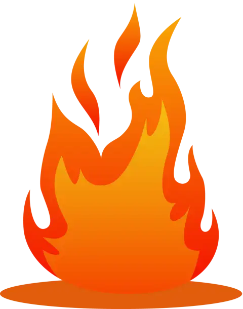 Bonfire Colorful Icon Clipart Fire PNG Transparent