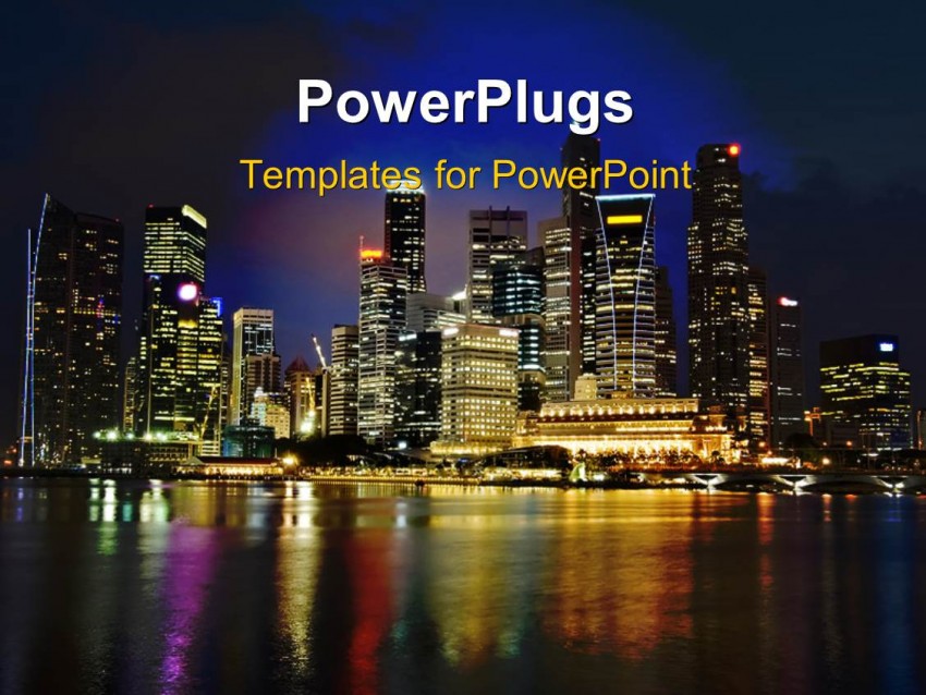 Building City PowerPoint Background Download Pic