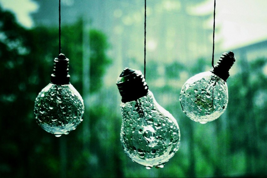 Bulb Rain HD Background DownloadFree