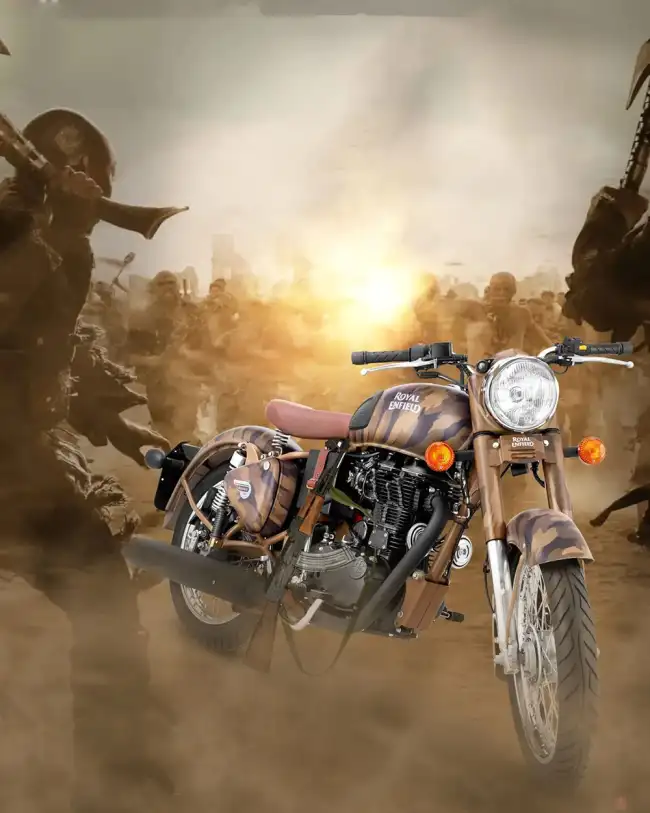 Bullet Bike War Poster CB Background HD Download