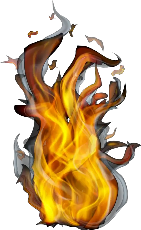 Burning Camfire Fire PNG Images