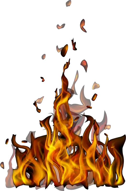 Burning Camfire Flame Fire PNG  HD Background