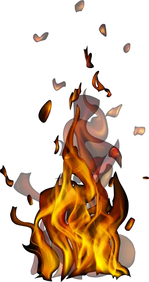 Burning Camfire Flame Fire PNG  HD Background