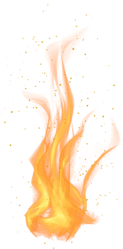 Burning Fire Flame PNG Transparent Background