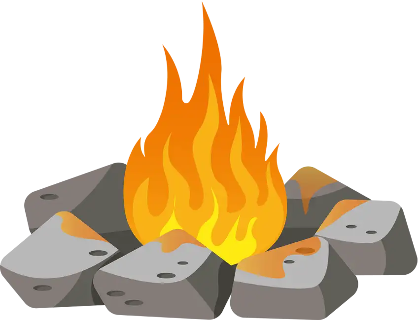 Burning Wood Flame Fire Bonfire PNG Transparent Background