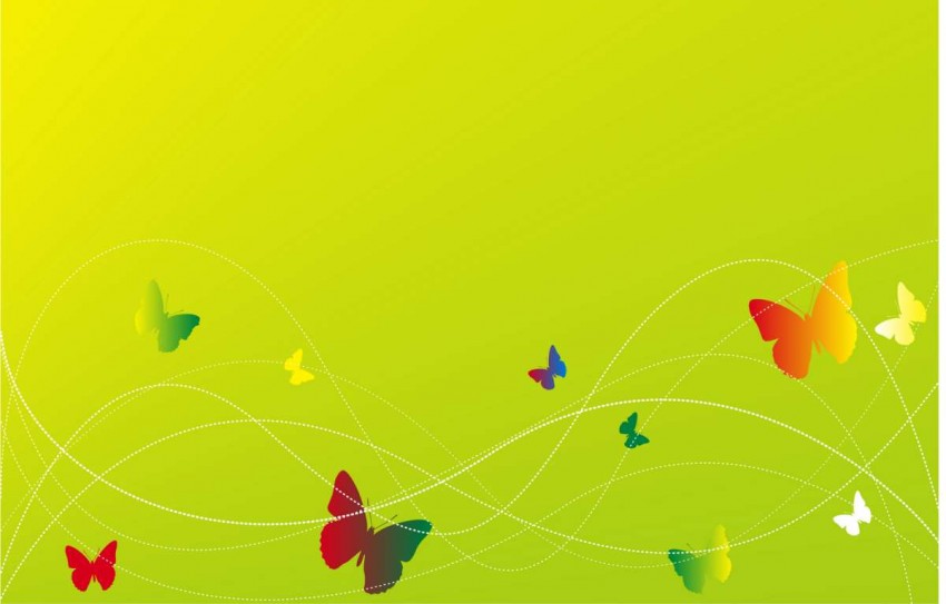 Butterfly With Powerpoint Background Images (3)