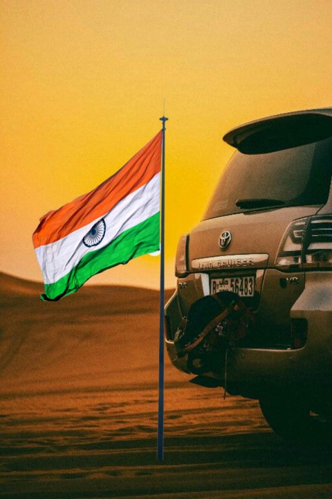 Car 26 January Republic Day Photo Editing Background