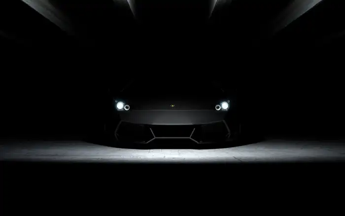 Car Light On Black Luxury Background HD Download Free