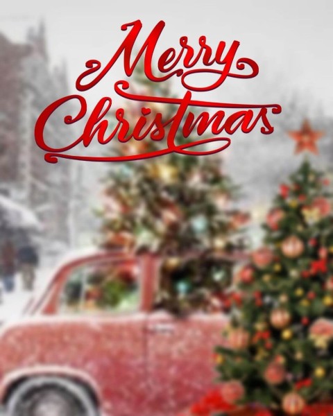 cAR Merry Christmas Photo Editing Full HD Background