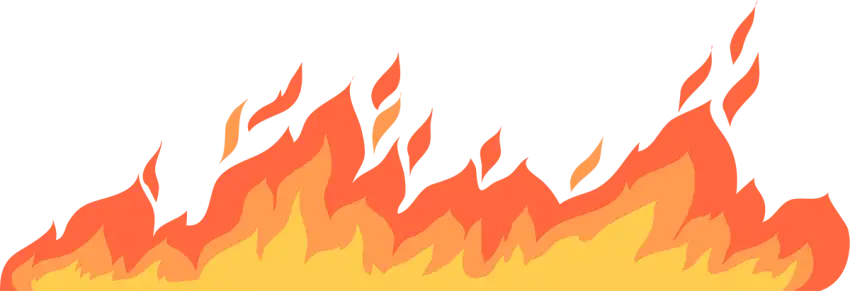 Cartoon Clipart Fire Flame PNG  Flat Images