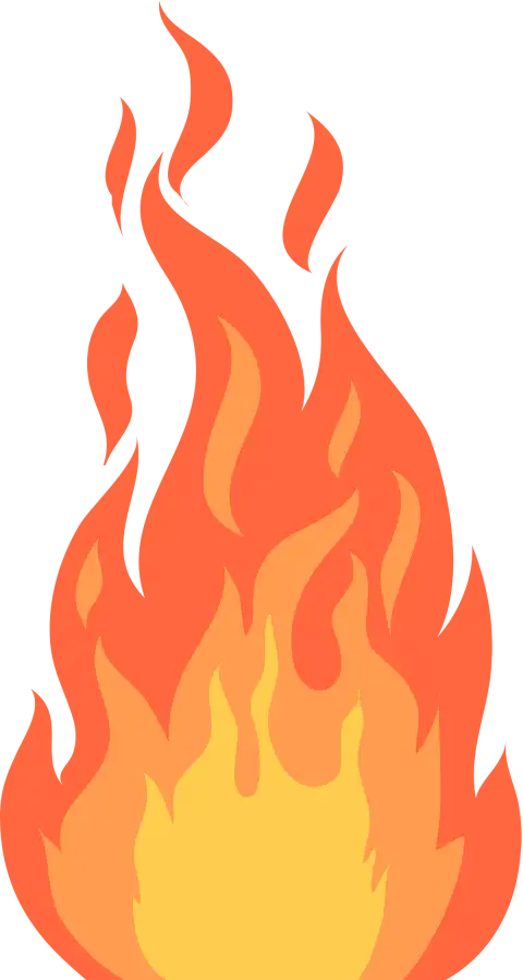 Cartoon Clipart Fire Flame PNG  Images HD