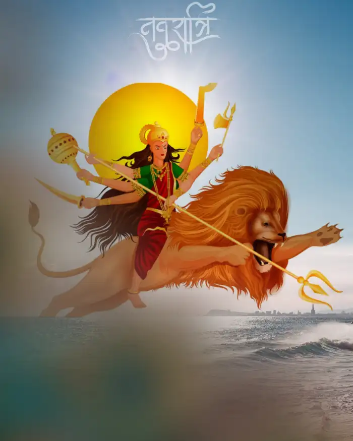 Cartoon Navratri Editing Background HD  Images Download