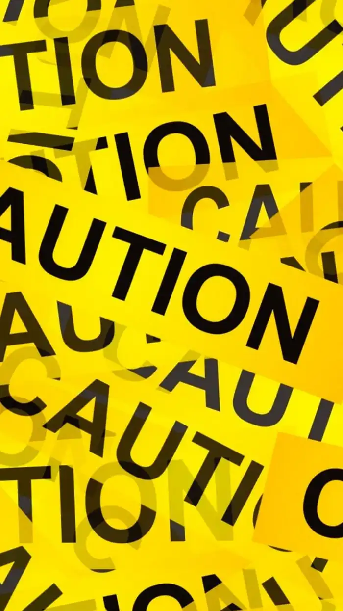 Caution Black And Yellow Background HD Wallpapers