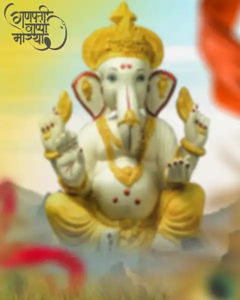 CB Big Size Statue Ganesh Chaturthi Editing Background  Full HD