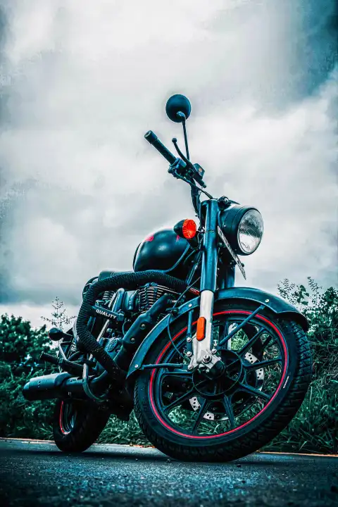 CB Black Bullet Bike Editing Background HD Download