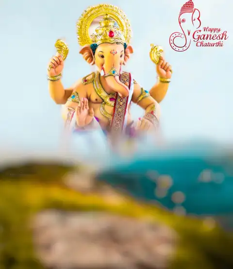 CB Blur Ganpati Bappa Photo Editing Background HD Download