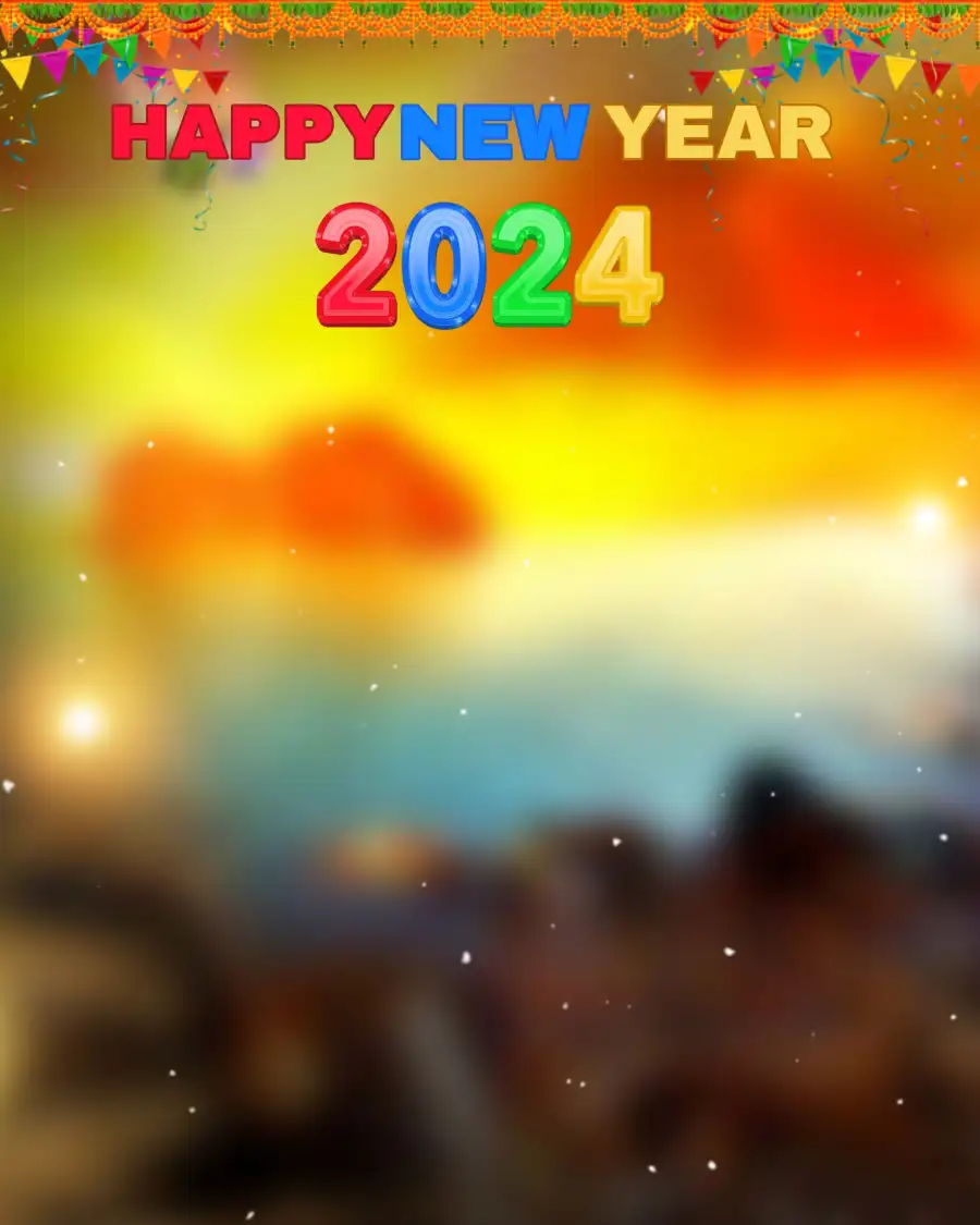 CB Blur Happy New Year 2024 Background