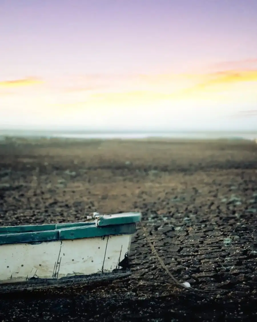 CB Boat On A Beach Full HD Background