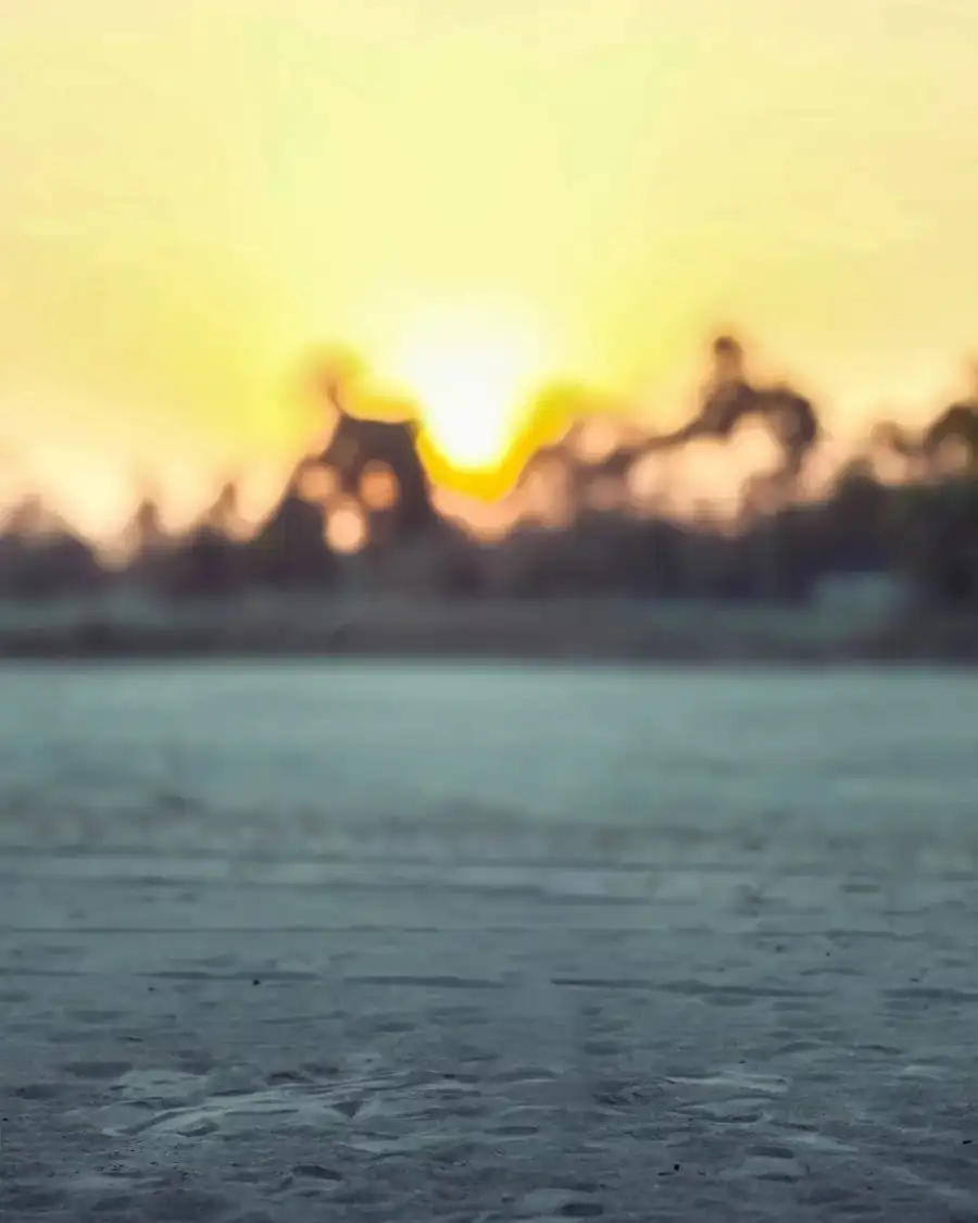 CB Body Of Water With A Sunset Background