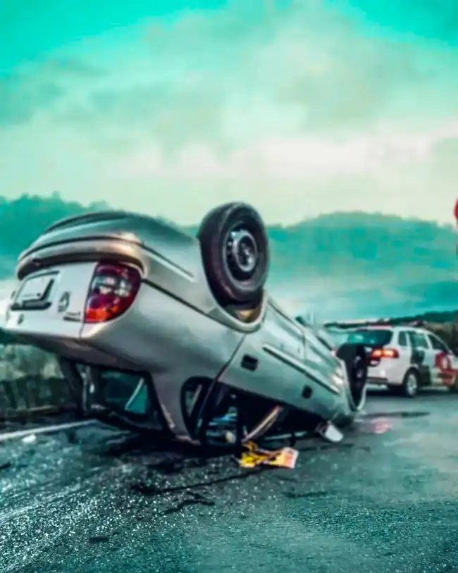 CB Car Accident On Road Photo Edit Background HD