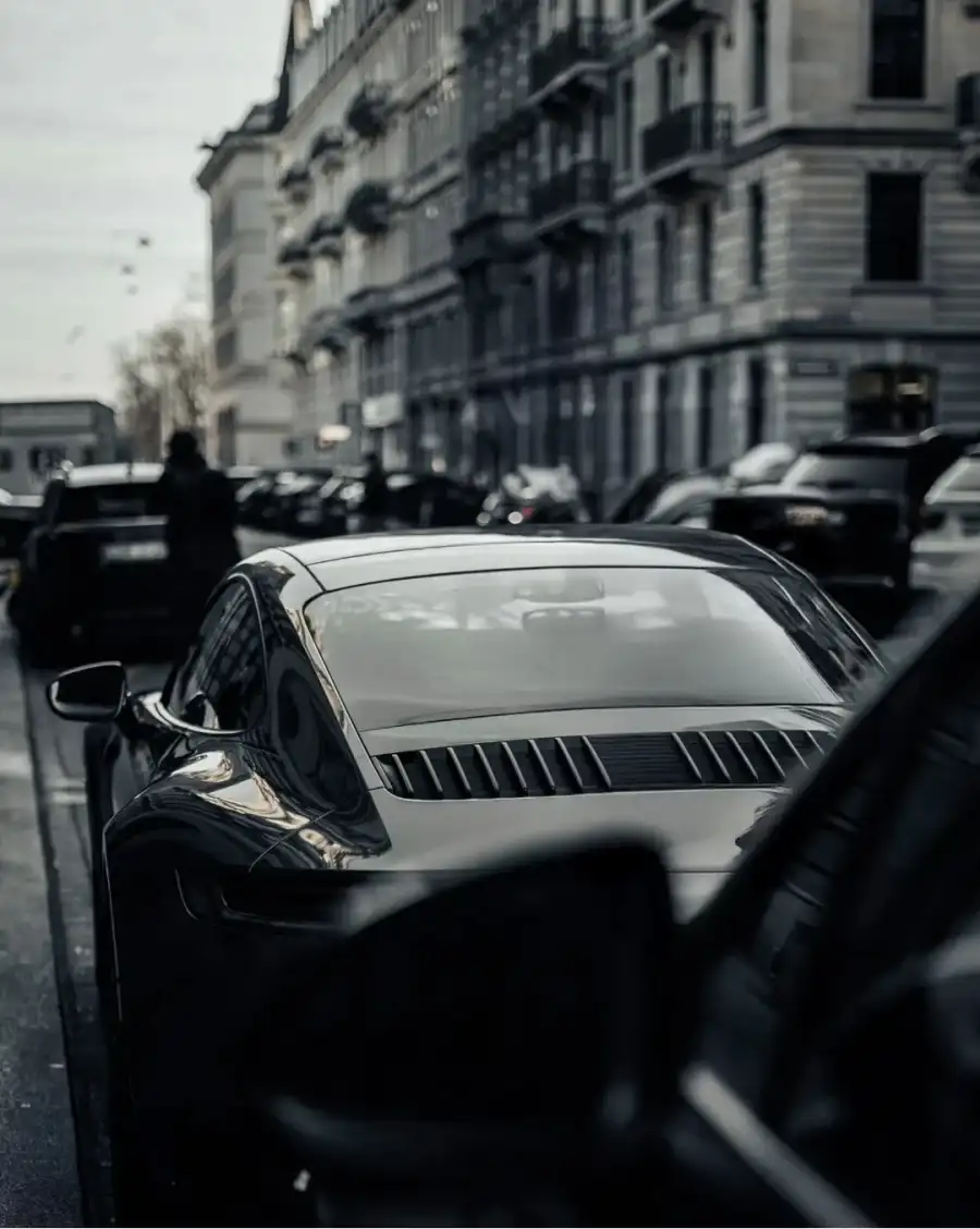 CB Car Parked On The Side Of A Street Background Full HD