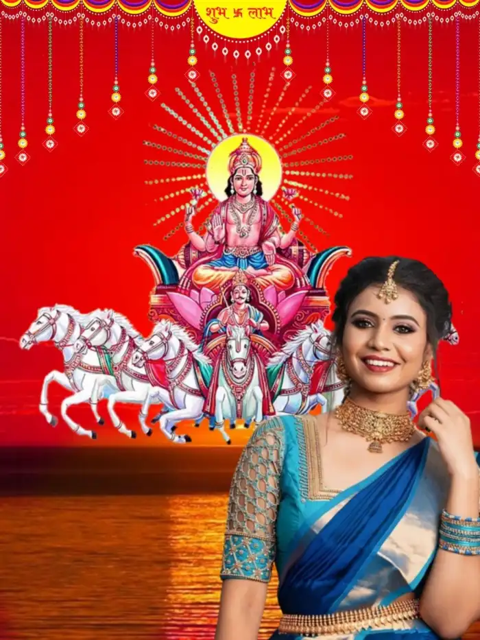 CB Chhath Puja With Girl Editing Background  HD Images