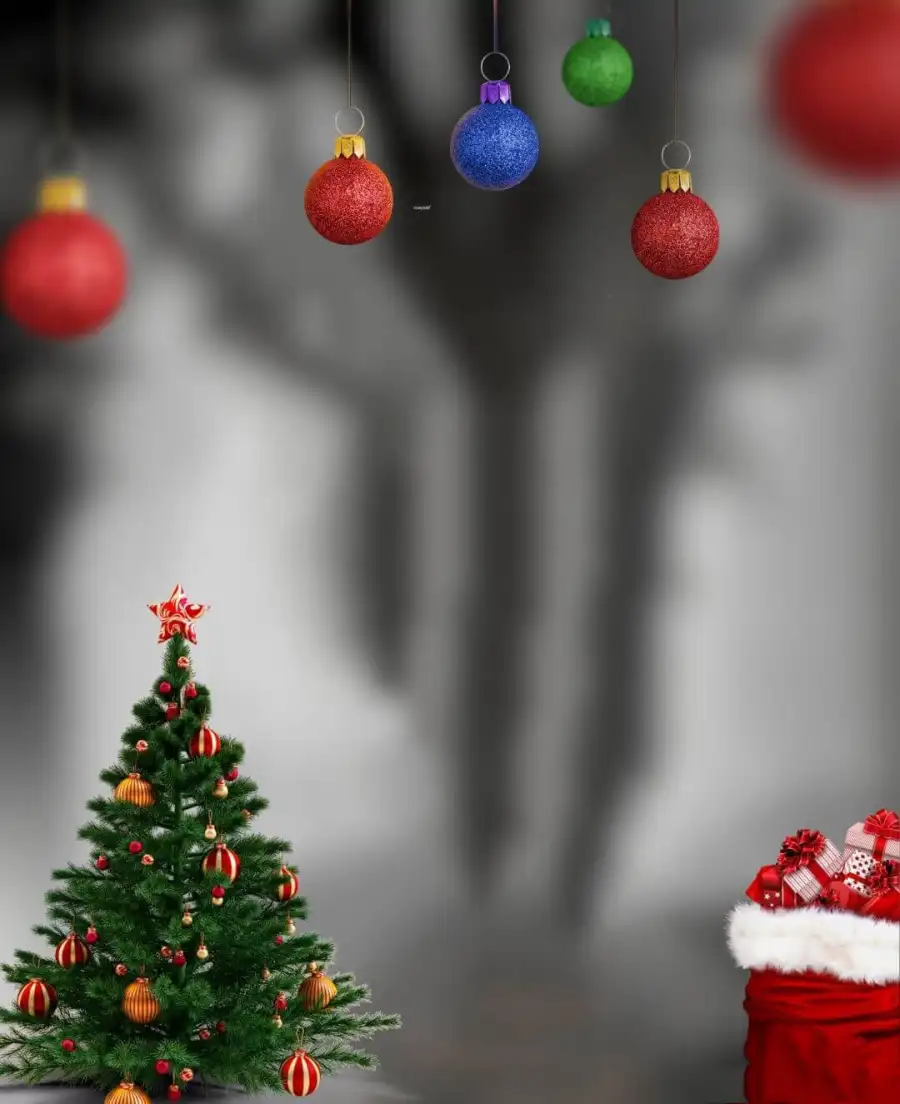 CB Christmas Tree Editing Background  HD