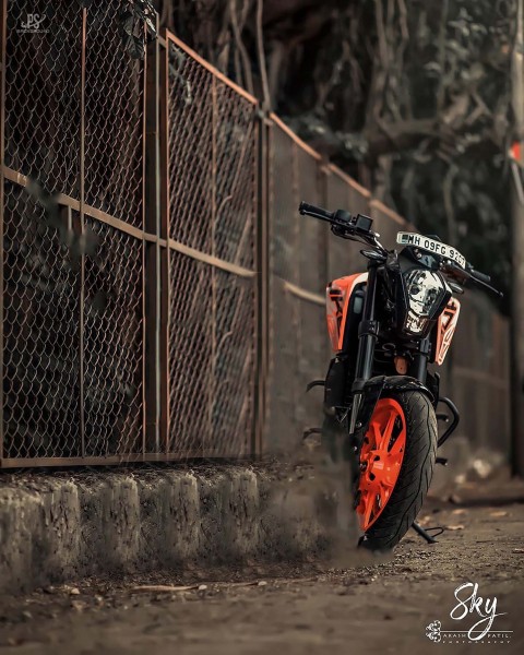 CB Editing KTM BIke Background