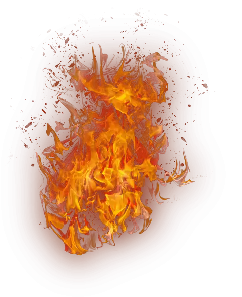 CB Fire Flame PNG Transparent BackgroundHD