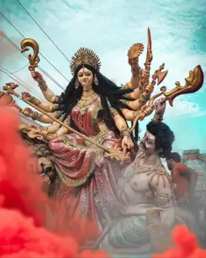 CB Happy Dussehra Editing Maa Durga Background