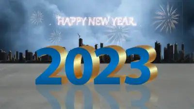 CB Happy New Year 2023 Background Full HD Free